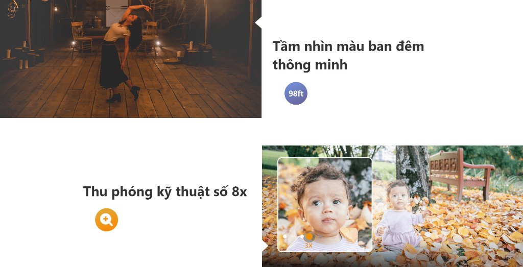 Mô tả Camera Wifi ngoài trời Imou Cruiser SE+ I 3MP/5MP I IPC-S51FEP I Đàm thoại 2 chiều I Xoay 360 - 5