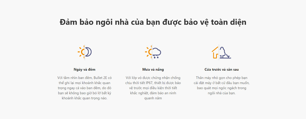 Mô tả Camera Wifi ngoài trời Imou Bullet 2C I 3MP/5MP I IPC-F52P-D I Chống nước IP67 I Màu về đêm - 2