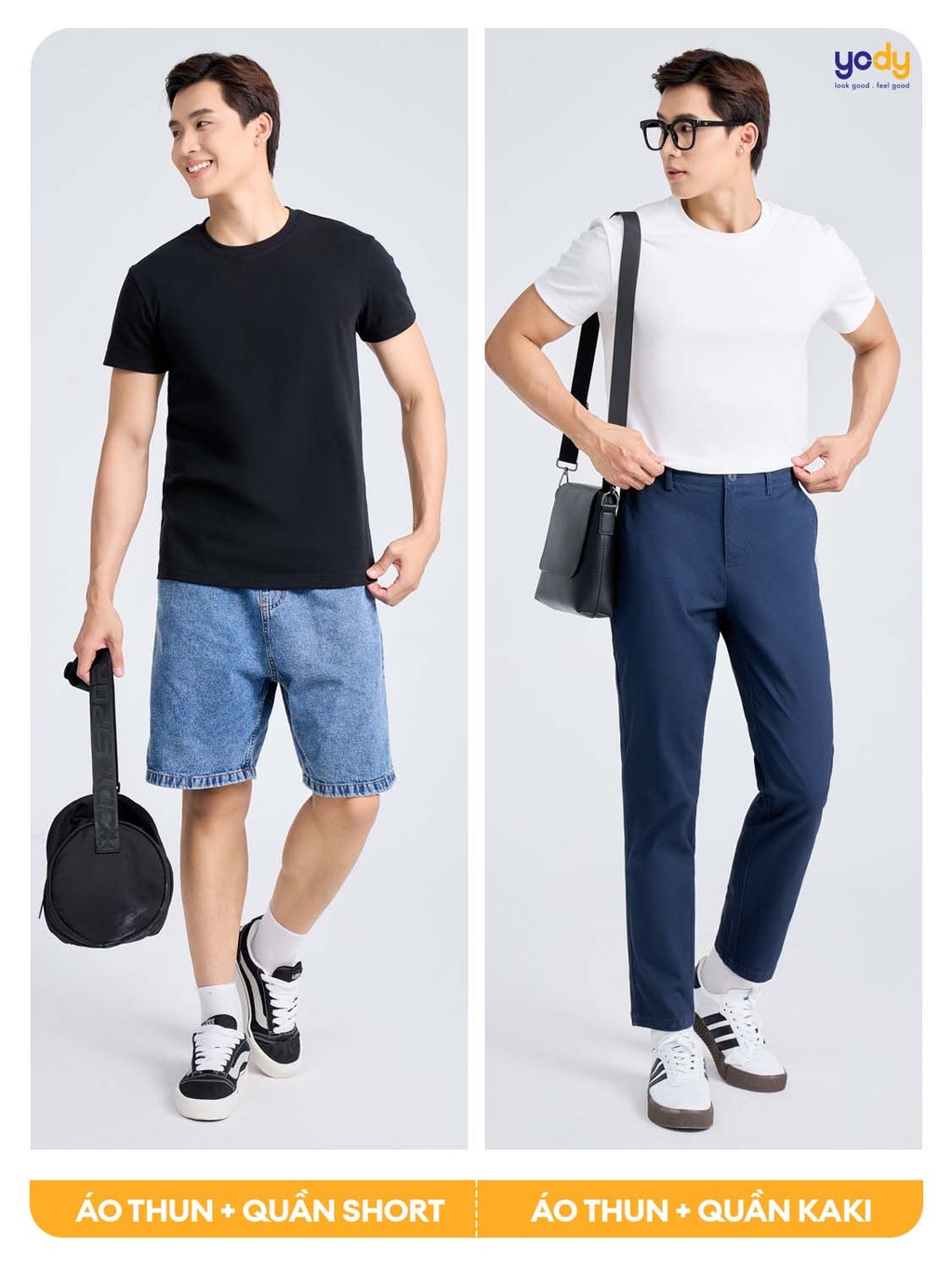 Mô tả Áo thun T-shirt Nam YODY dáng slimfit cơ bản, vải cotton mềm mại, thông thoáng TSM7188 - 3