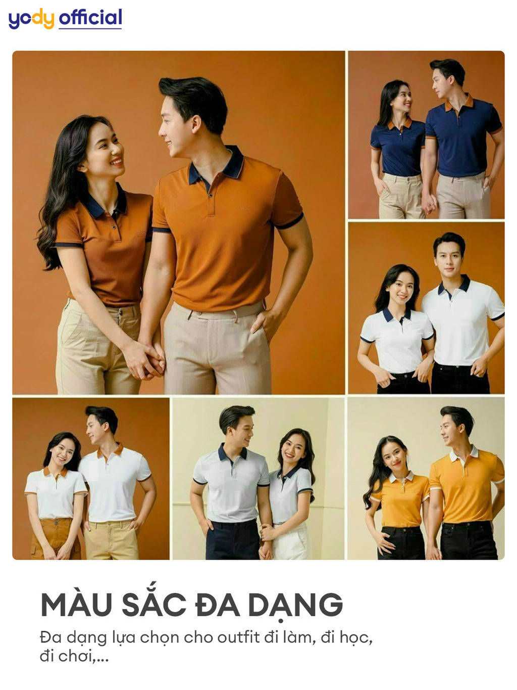 Mô tả Áo POLO nam Scafe- Khử mùi hiệu quả, co giãn, thấm hút mồ phối cổ năng động thương hiệu YODY APM3635 - 7