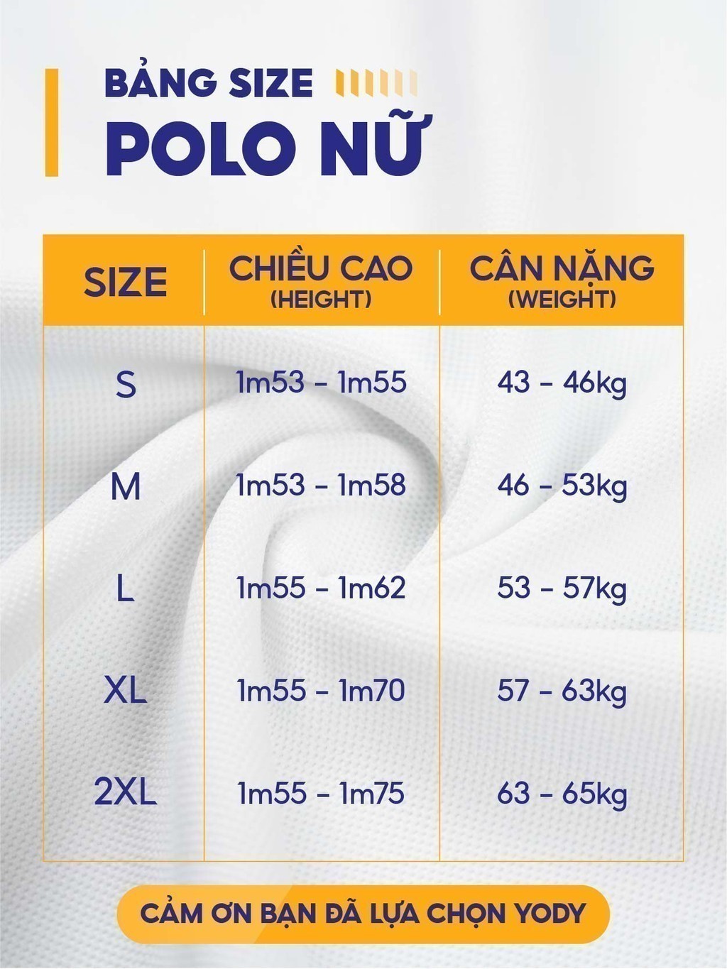 Áo polo YODY nữ APN3700 đa dạng màu sắc