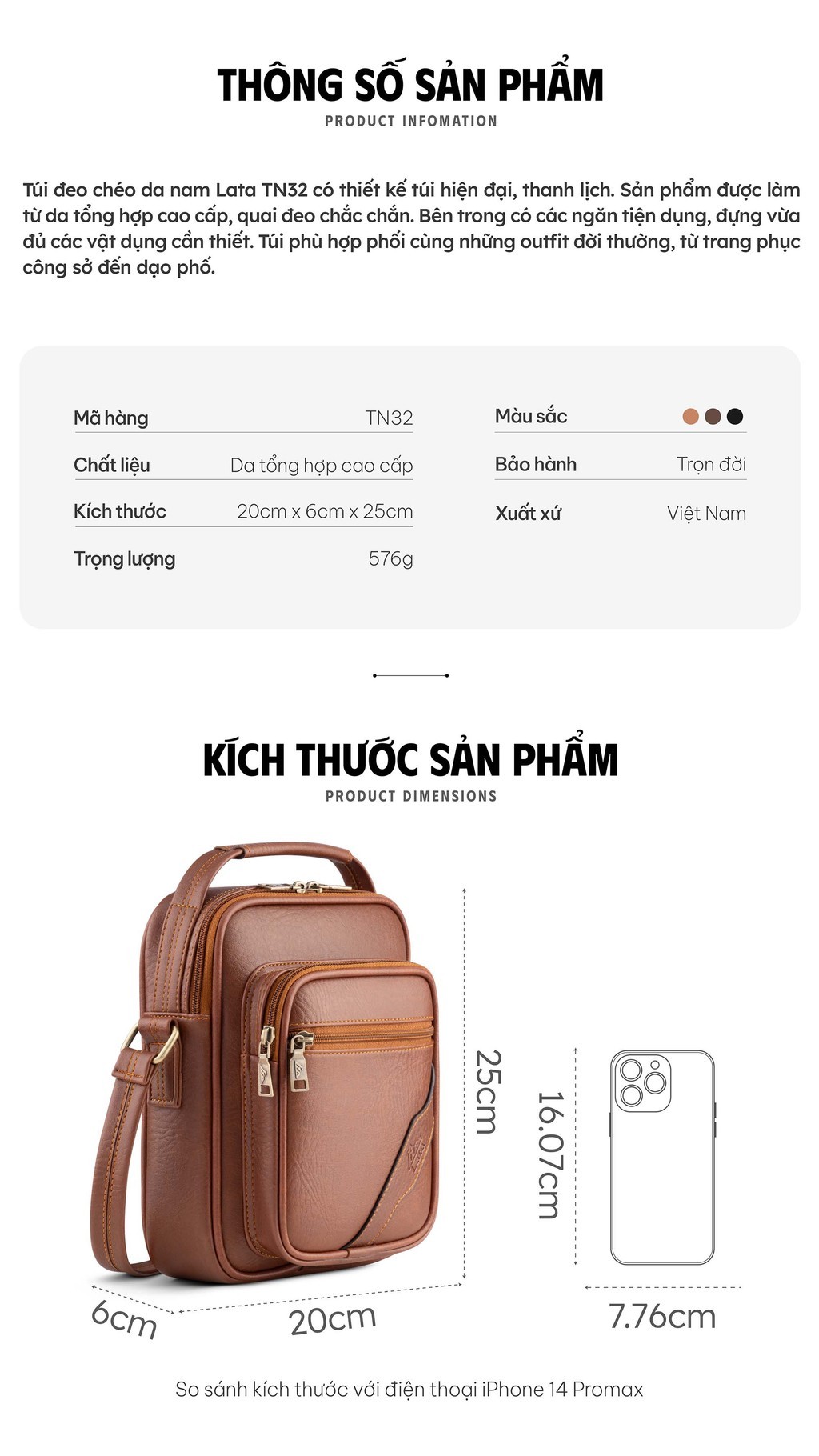 Túi Lata TN32 - Ảnh 2