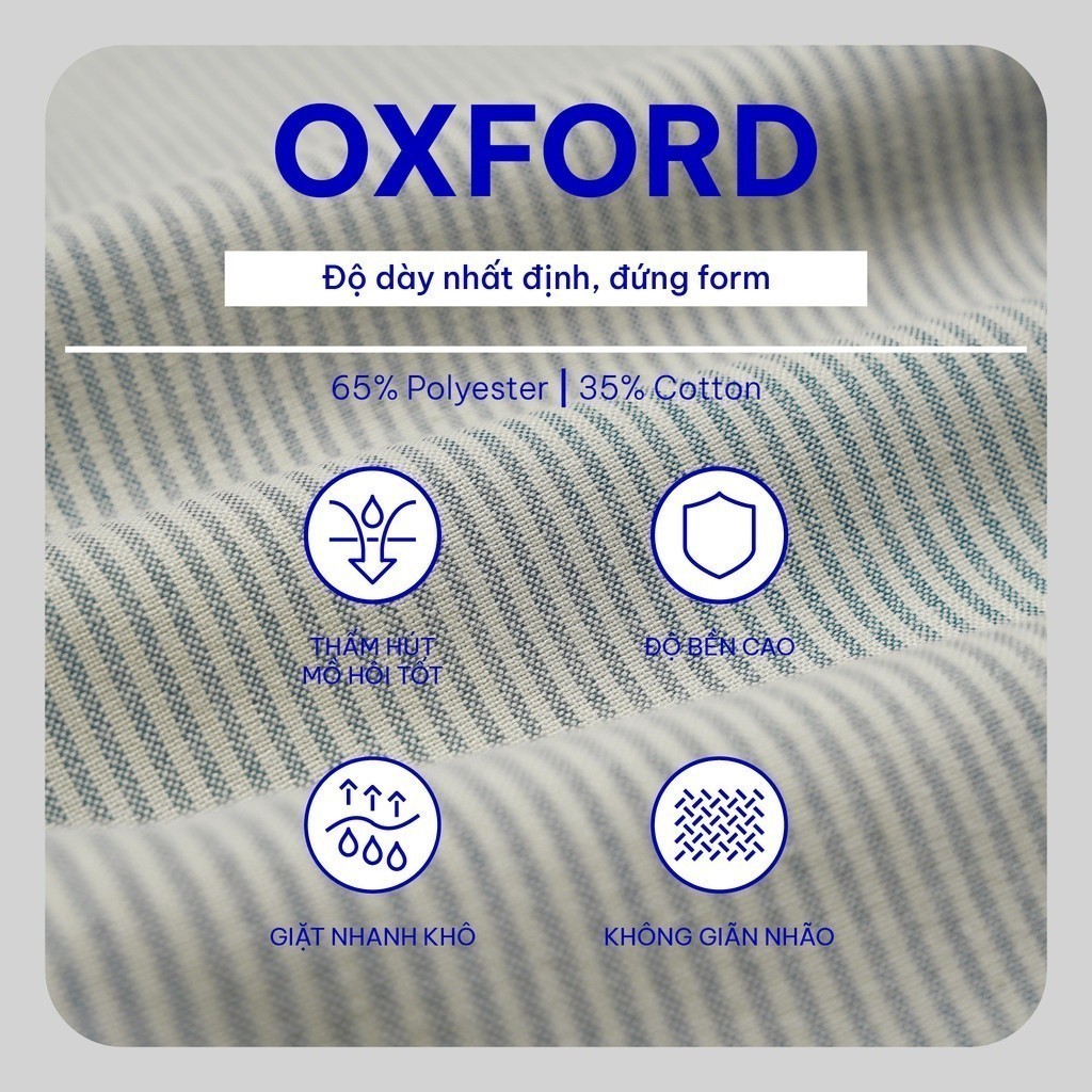 Mô tả Áo sơ mi tay dài BOISE chất liệu Oxford Line, trẻ trung, thanh lịch - FEAER - 3