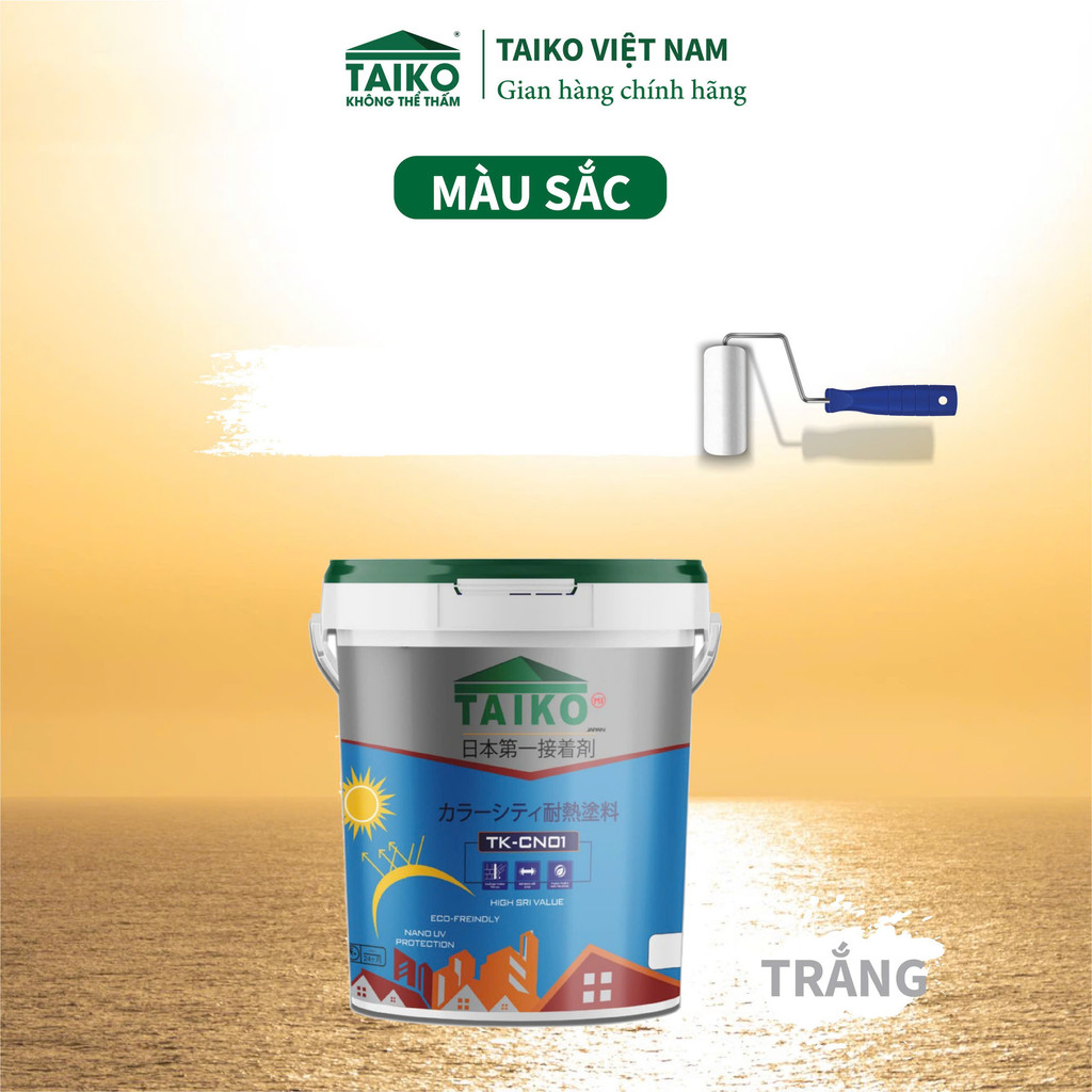 Sơn Chống Nóng Taiko CN01 / Chống Nóng Mái Tôn,Kim Loại, Tấm Lợp Fibro ...
