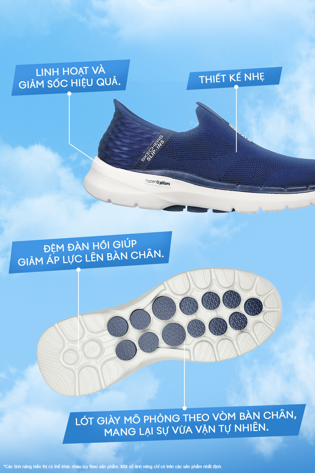 Mô tả Giày Thể Thao Nữ Skechers Sport Skech-Air Court Air Wave Thường Ngày-150076-LGMT Air-Cooled Memory Foam - 5