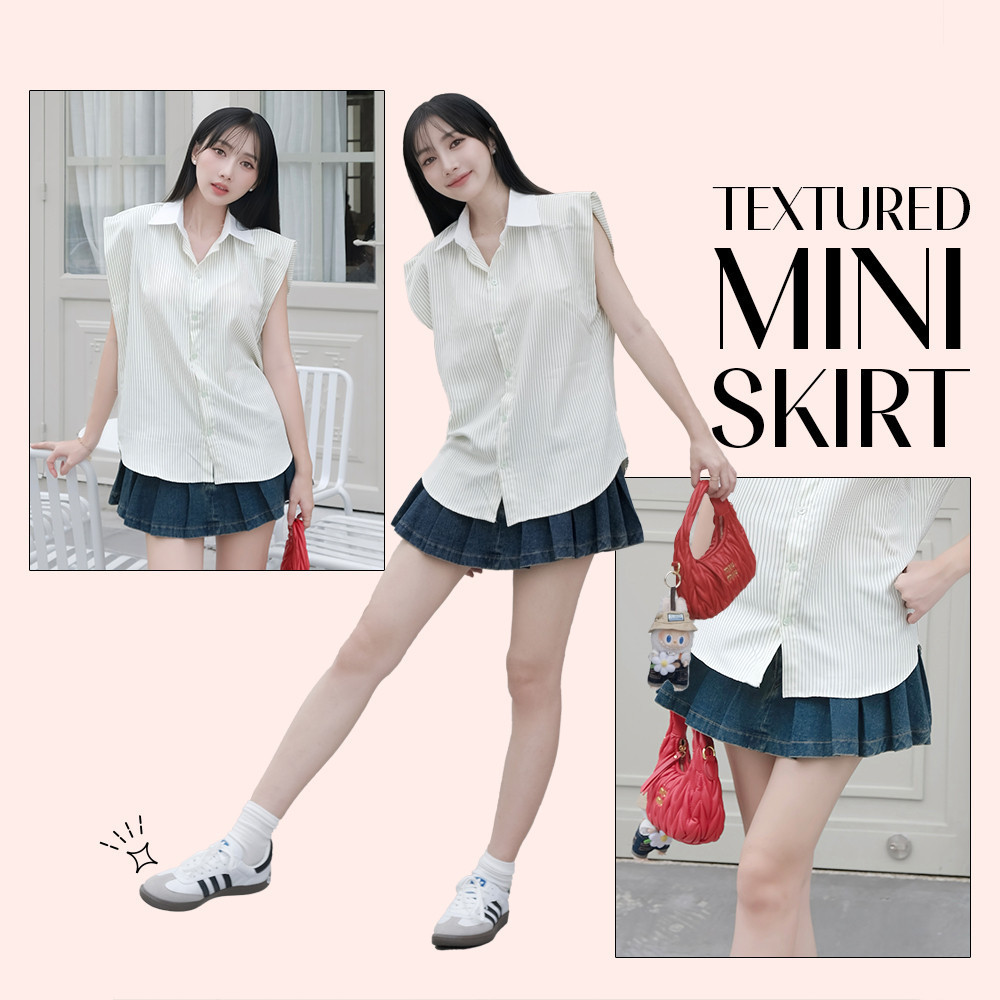 Mô tả Áo thun ba lỗ KAYLIN form ôm phối viền vải thun gân lụa mỏng nhẹ co giản phong cách basic - N2403 - 3