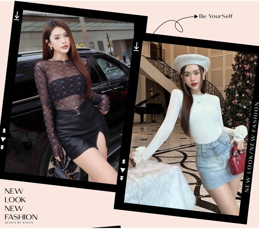 Mô tả Áo thun KAYLIN Basic form ôm body chất vải thun gân co giản mát mẻ - N2116 - 4