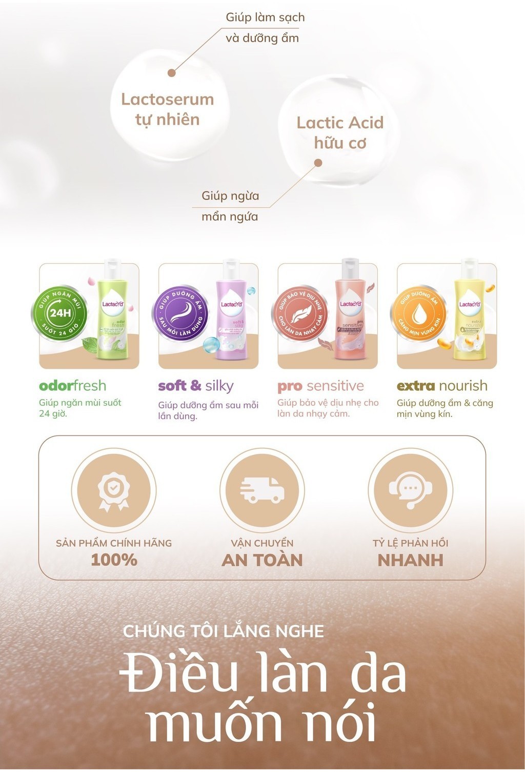 Mô tả Bộ Dung Dịch Vệ Sinh Phụ Nữ Lactacyd Soft & Silky Dưỡng Ẩm 250ml + Odor Fresh Ngăn Mùi 24H 250ml - 4