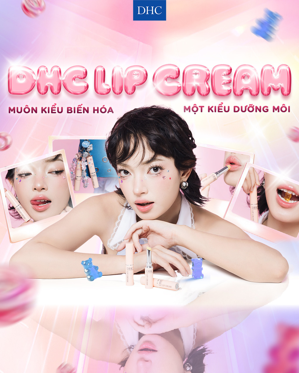 Mô tả Son dưỡng môi DHC Lip Cream dưỡng ẩm, làm mềm môi 1,5g - 1