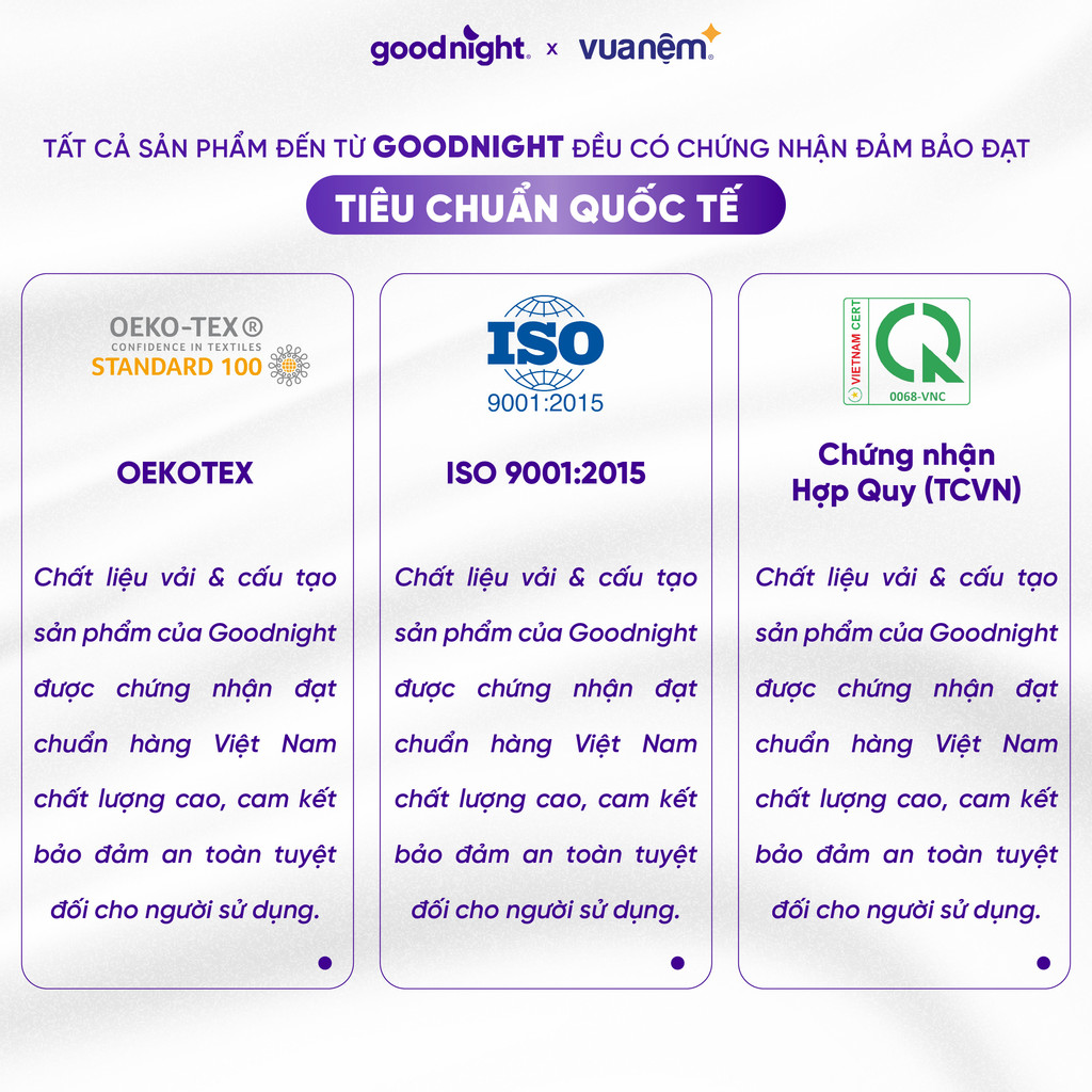 Mô tả Bộ Ga Gối 3 Món Vua Nệm Goodnight Airsilk 20cm, Ga Giường Tencel Cao Cấp Mềm Mại, 5 Màu Sắc - 4