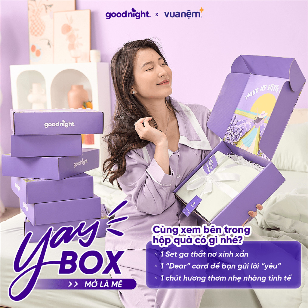 Mô tả Bộ Ga Gối 3 Món Vua Nệm Goodnight Airsilk 20cm, Ga Giường Tencel Cao Cấp Mềm Mại, 5 Màu Sắc - 8