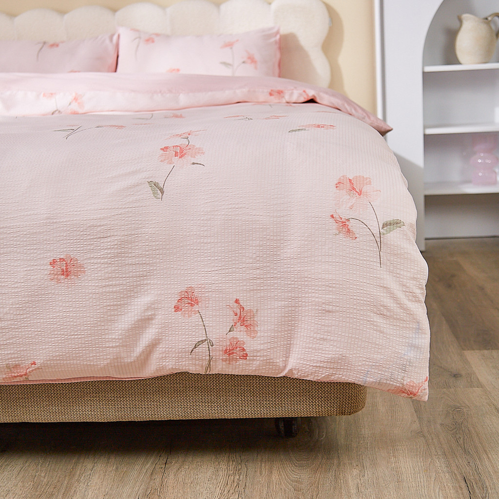 Mô tả Bộ Ga Gối 4 Món Vua Nệm Goodnight Bamboo 25cm, Bộ Ga Đũi Họa Tiết Trang Nhã, Gân Đũi Mềm Mại, Thoáng Mát - 4