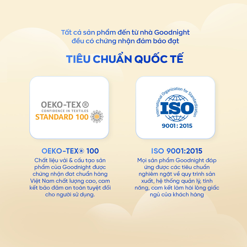 Cấu tạo đa tầng nệm Hybrid Latex