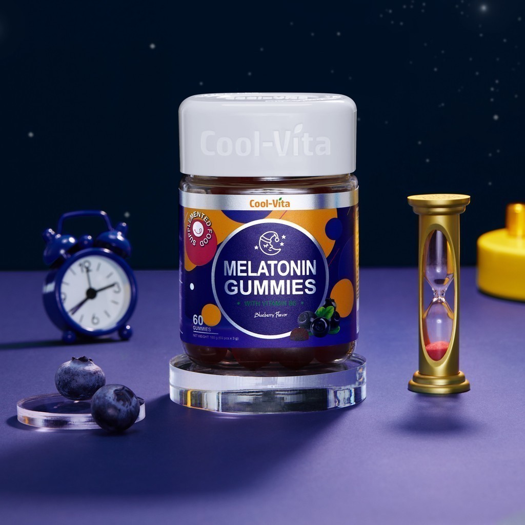 Mô tả Kẹo Dẻo Melatonin Hỗ Trợ Giấc Ngủ Ngon Sleep Well Gummies & Hỗ Trợ Giảm Căng Thẳng Kết Hợp Vitamin B6 Coolvita - 1