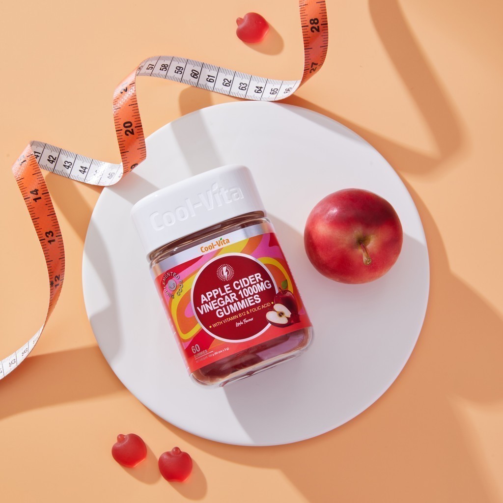 Mô tả Combo 3 Hộp Kẹo Dẻo Giấm Táo Vitamin B12 Hỗ Trợ Tiêu Hóa, Tăng Cường Miễn Dịch Coolvita (60 viên x 3g)/hộp - 1