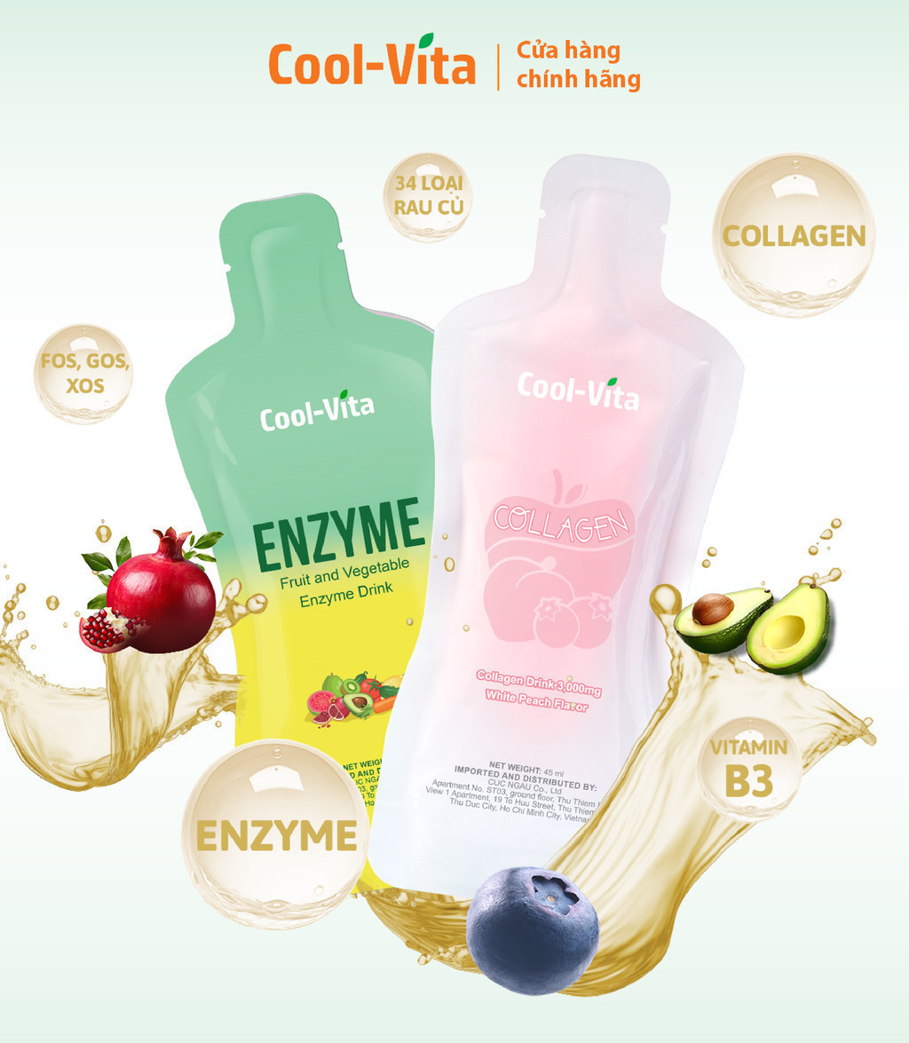 Combo Coolvita Collagen và Enzyme