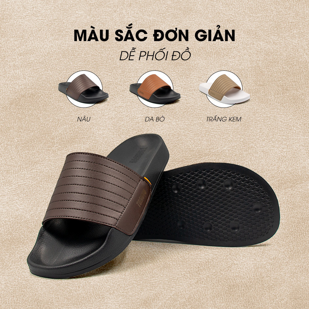 Mô tả -Tomoyo Dép Quai Ngang Da Microfiber Siêu Nhẹ TMD310 - 1