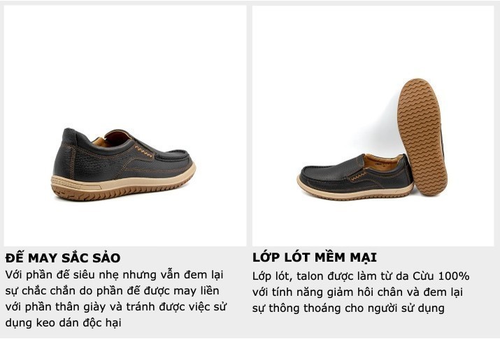 Mô tả -Giày Lười Nam Da Nubuck Tomoyo TMN23101 - 2
