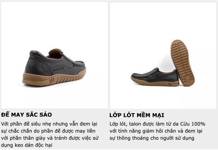 Mô tả -Giày Lười Nam Da Nubuck Tomoyo TMN22701 - 2