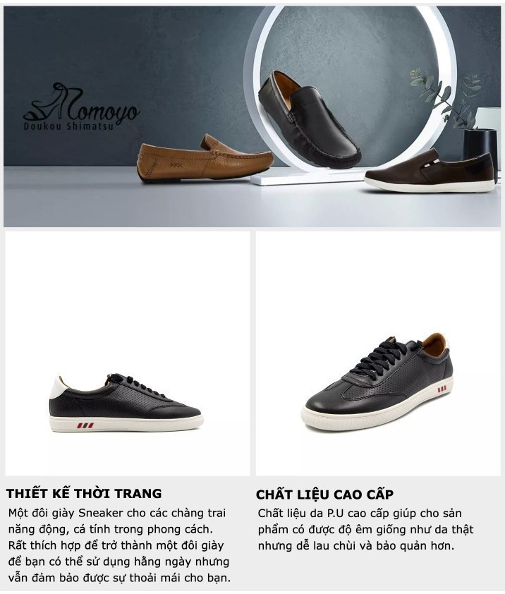 Mô tả Giày Sneaker Nam Lót Da Cừu Siêu Êm Thoáng Khí - TOMOYO TMN21501 - 1
