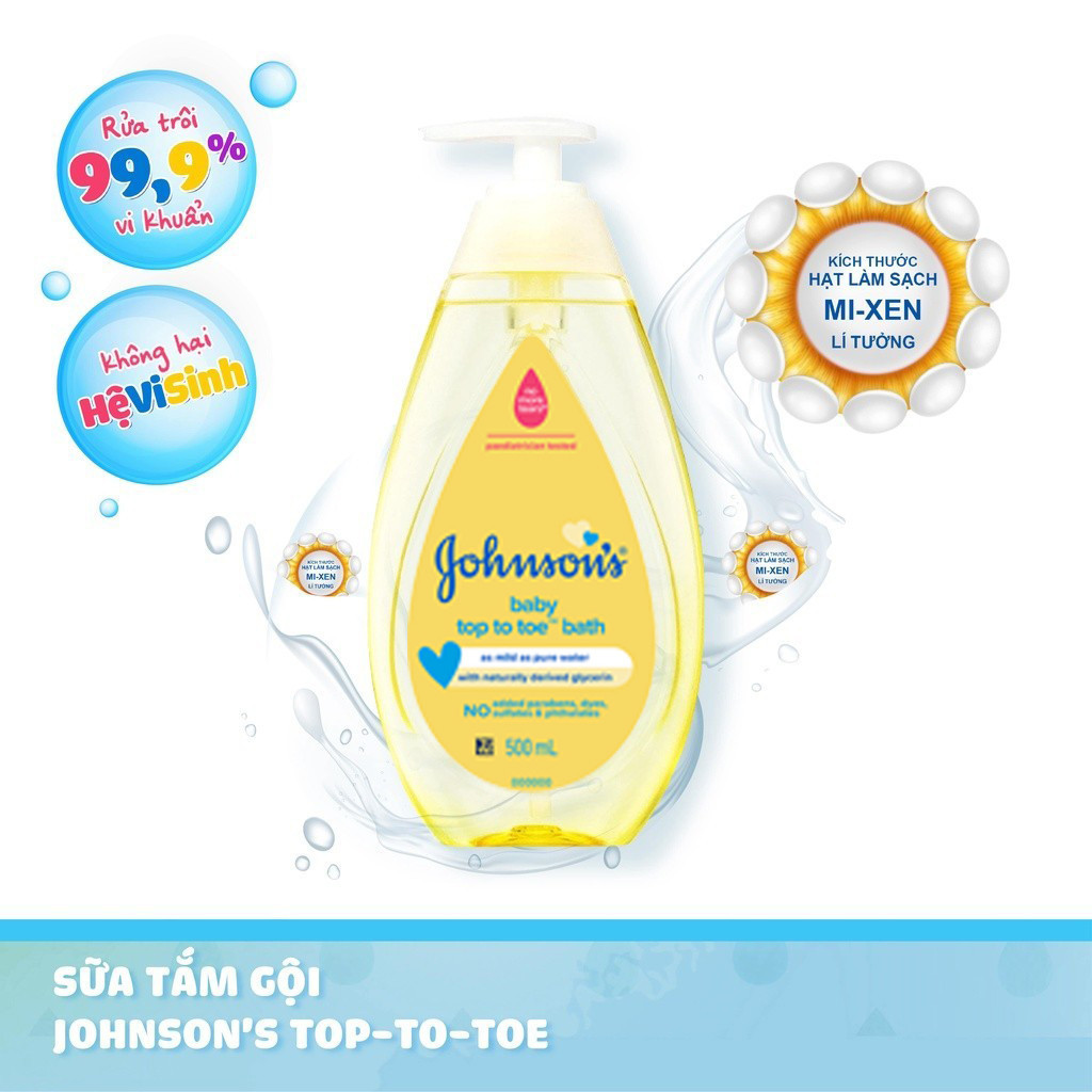 Mô tả Sữa tắm gội toàn thân Johnson's TOP TO TOE 500ml - 100979994 - 3