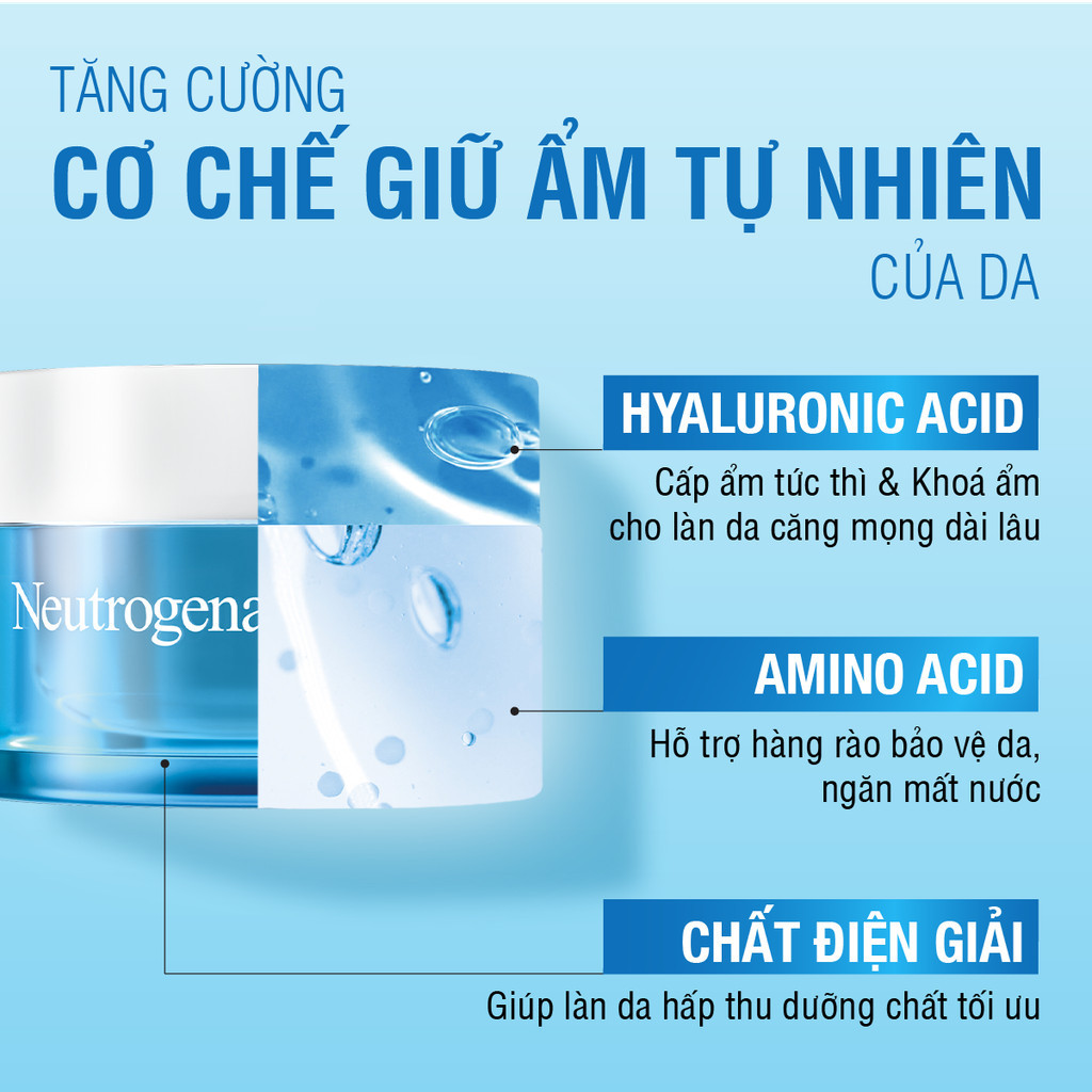 Mô tả Kem dưỡng ẩm cấp nước Neutrogena® Hydro Boost Hyaluronic Acid Water Gel (50g) - 2