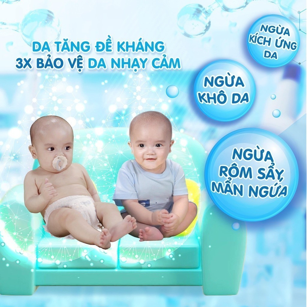 Mô tả Combo 2 Chai Sữa Tắm Gội Toàn Thân Mềm Mịn Johnson' Baby Bath Cotton Touch 500mlx2 - 2