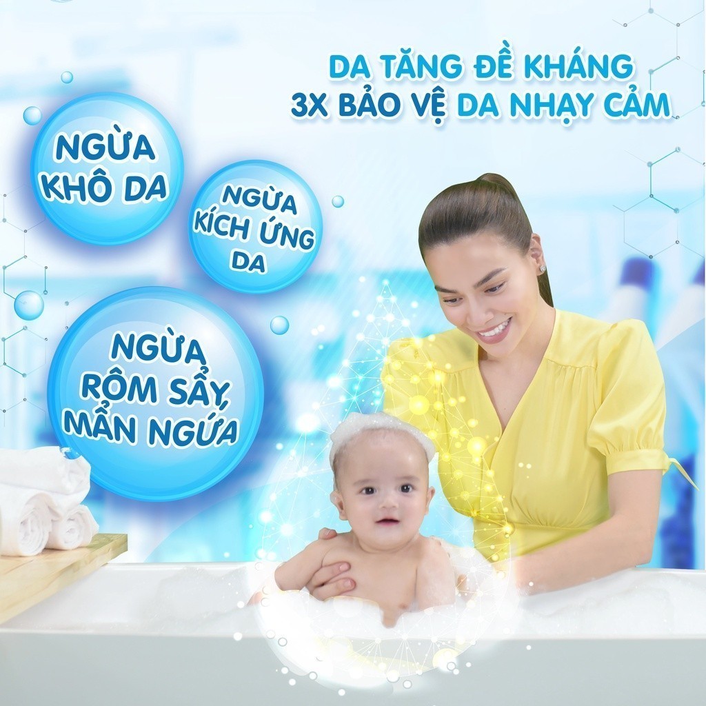Mô tả Combo 2 Chai Sữa Tắm Gội Toàn Thân Mềm Mịn Johnson' Baby Bath Cotton Touch 500mlx2 - 3