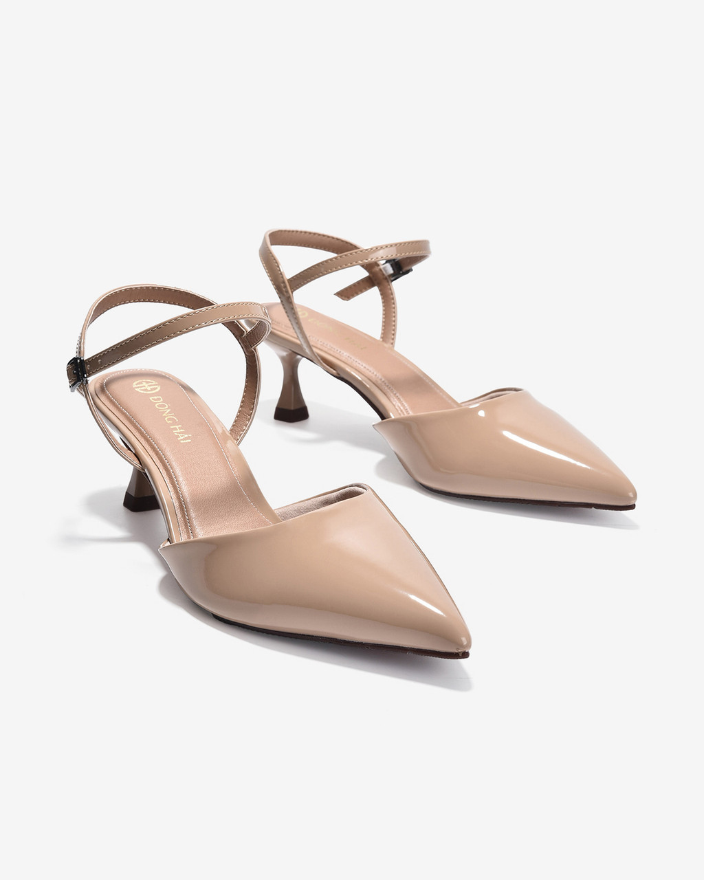 Mô tả Giày Cao Gót Đông Hải Bít Mũi Nhấn quai Ankle Strap - G81S8 - 3