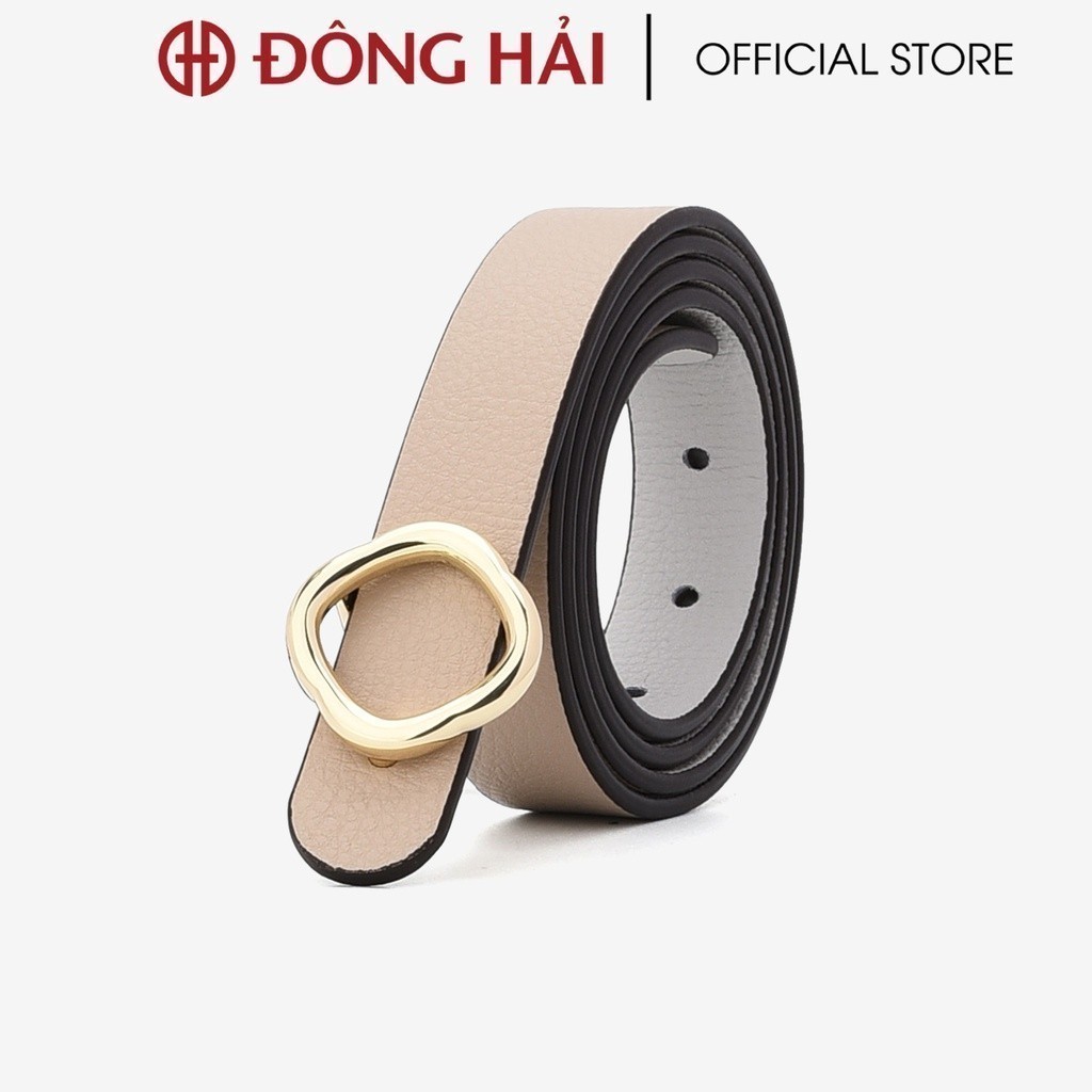 Mô tả Thắt Lưng Da Nữ Đông Hải Khoá Mạ Vàng Cách Điệu - PH01 - 3