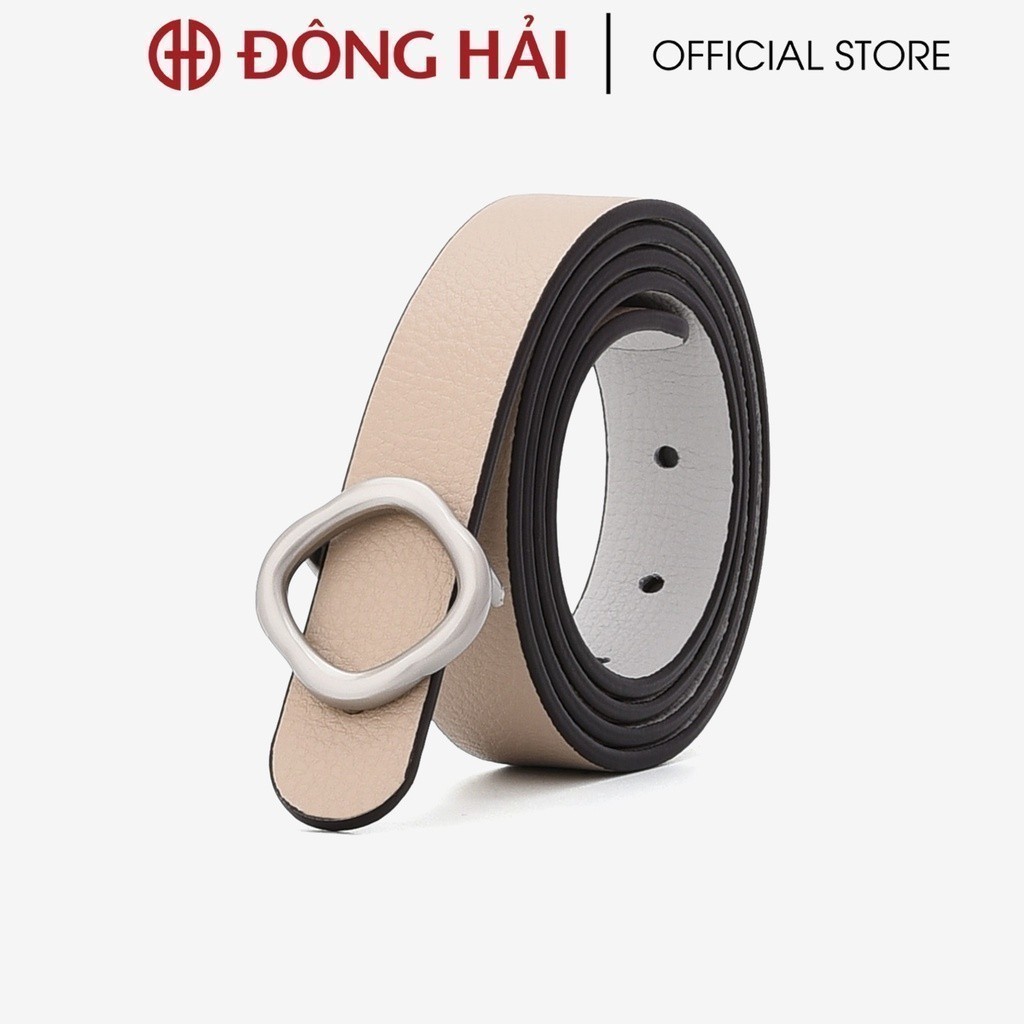 Mô tả Thắt Lưng Da Nữ Đông Hải Khoá Mạ Vàng Cách Điệu - PH01 - 4