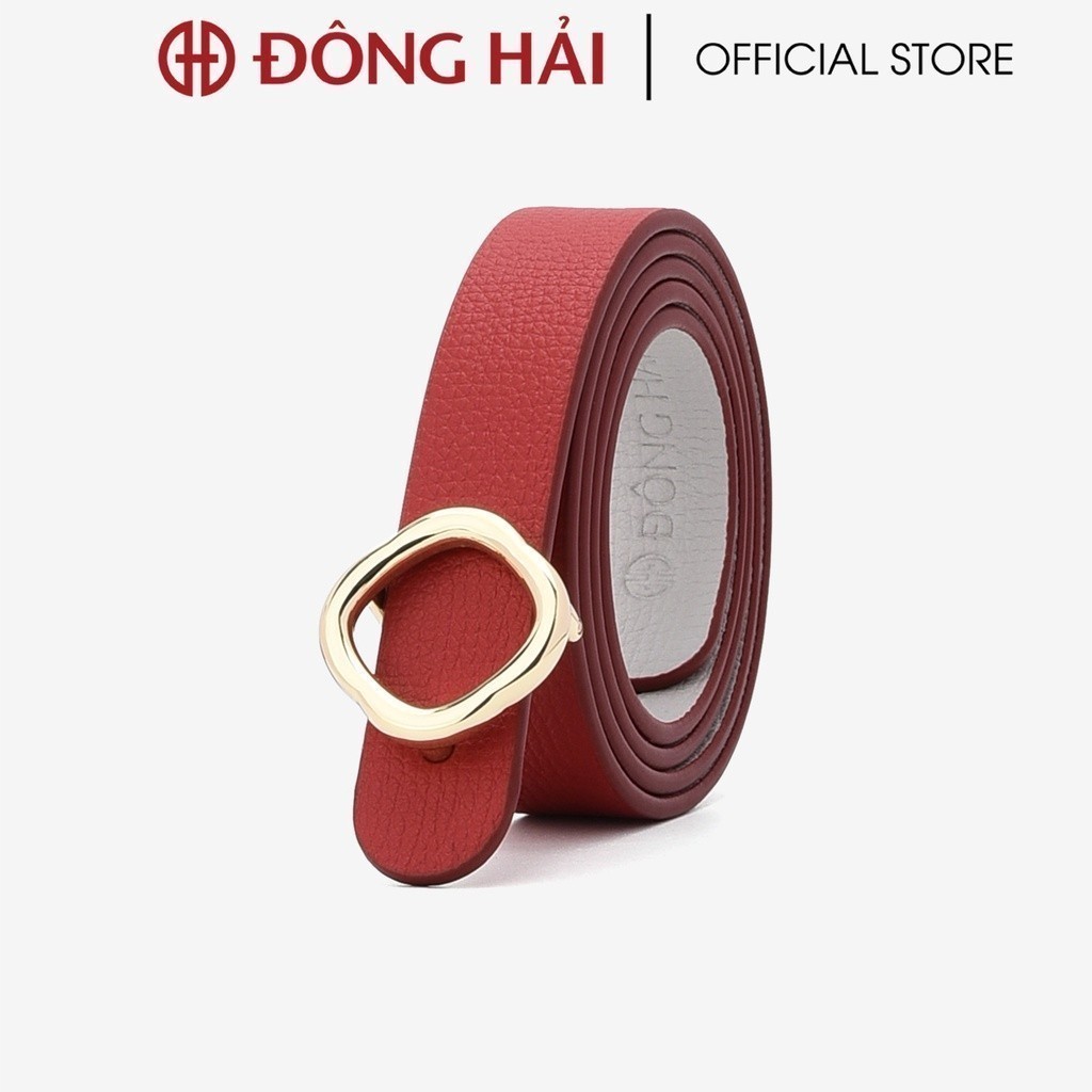 Mô tả Thắt Lưng Da Nữ Đông Hải Khoá Mạ Vàng Cách Điệu - PH01 - 5