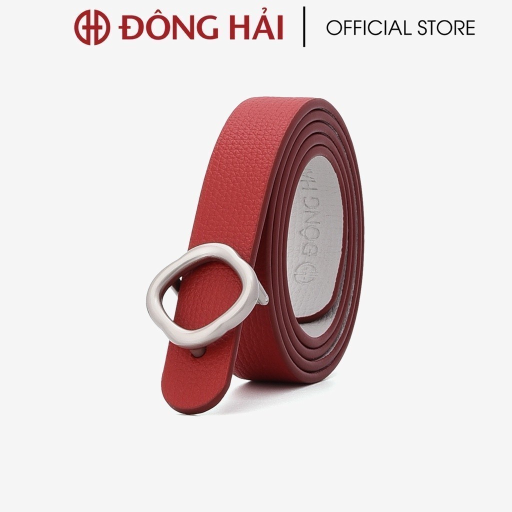 Mô tả Thắt Lưng Da Nữ Đông Hải Khoá Mạ Vàng Cách Điệu - PH01 - 6