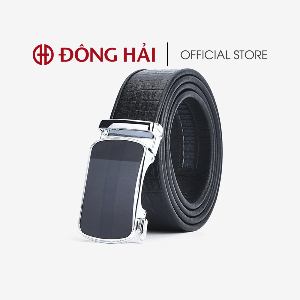 Mô tả Thắt Lưng Dây Nịt Nam Đông Hải Dập Vân Sang Trọng Khóa Tăng Đơ Da Cao Cấp Bản 35mm - NITTDPU580 - 5
