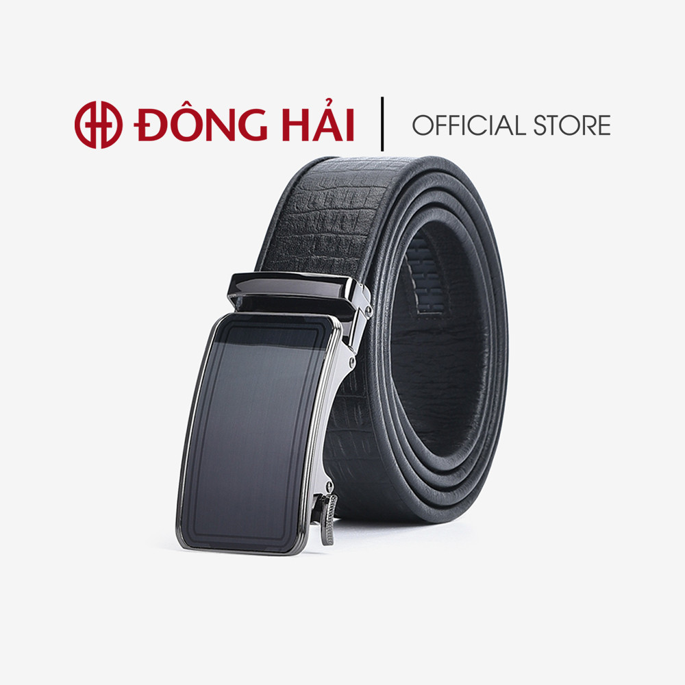 Mô tả Thắt Lưng Dây Nịt Nam Đông Hải Dập Vân Sang Trọng Khóa Tăng Đơ Da Cao Cấp Bản 35mm - NITTDPU580 - 7