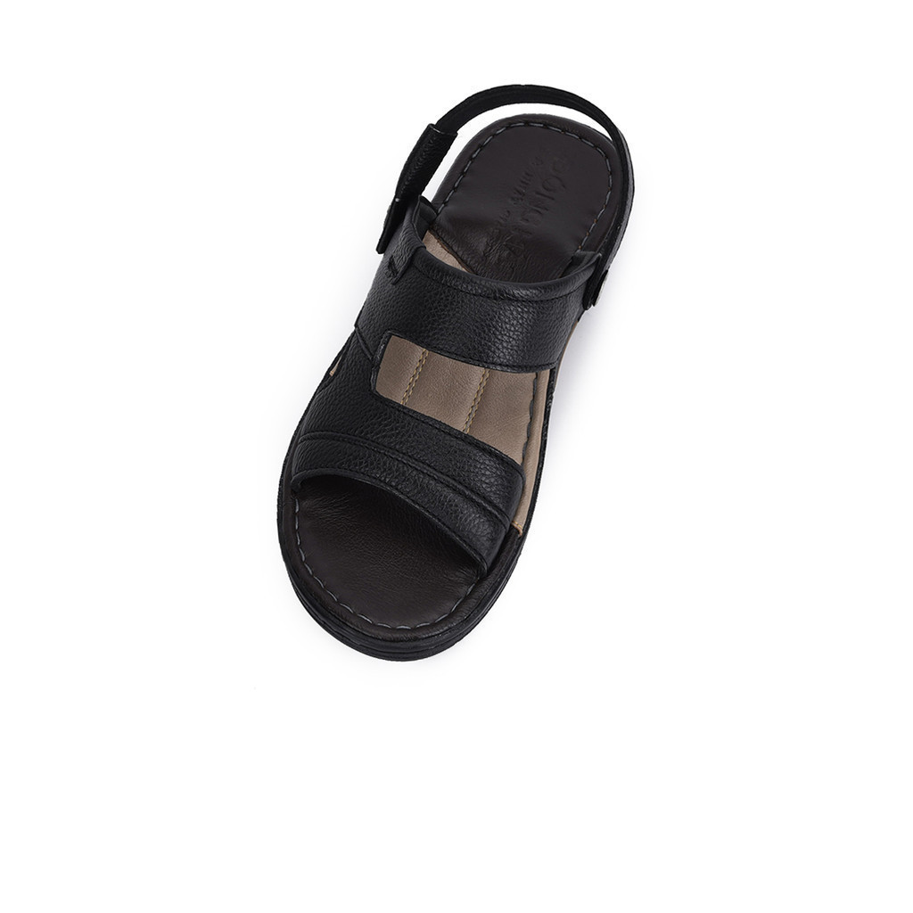 Mô tả Sandal nam da bò Đông Hải quai ngang bản to nam tính dễ phối trang phục - S1131 - 5