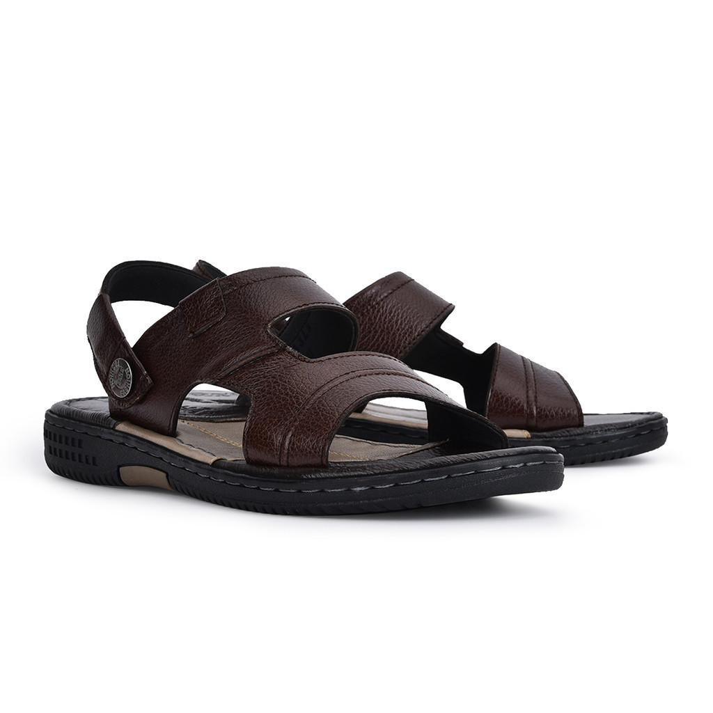 Mô tả Sandal nam da bò Đông Hải quai ngang bản to nam tính dễ phối trang phục - S1131 - 6