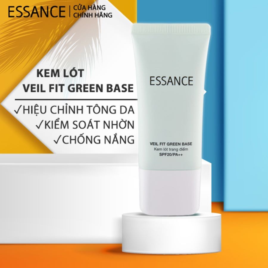 Mô tả Kem lót hiệu chỉnh sắc da kiểm soát dầu Essance Veil Fit Green Base SPF20 PA++ 30ml - 3