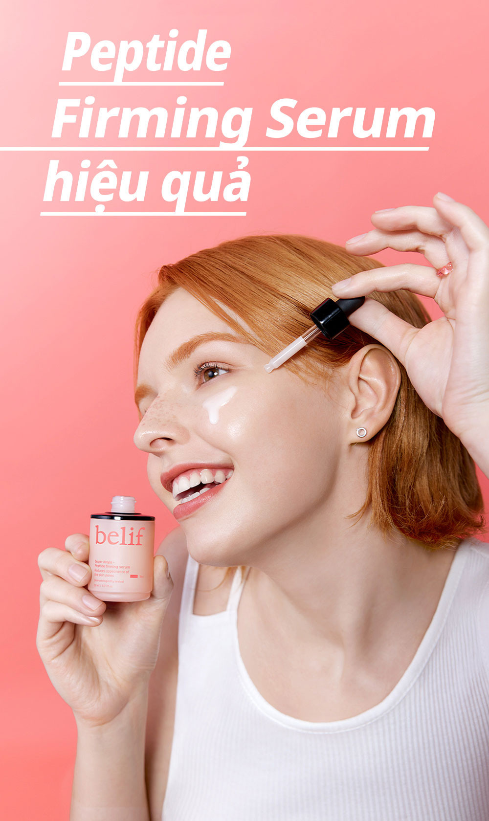 Mô tả Tinh chất tái tạo và cải thiện nếp nhăn belif Super drops - Peptide firming serum 30ml - 3
