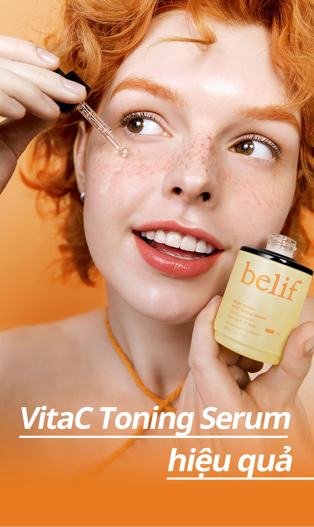 Mô tả Tinh chất làm sáng da xỉn màu belif Super drops - VitaC toning serum 30ml - 5
