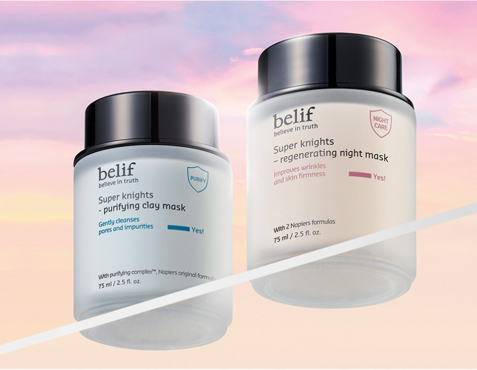 Mô tả Mặt nạ đất sét thanh lọc và làm sạch lỗ chân lông belif Super Knights Purifying Clay Mask 75ml - 1