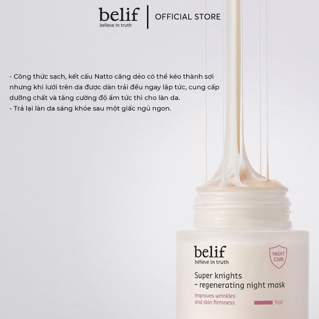 Mô tả [belif Official x KOL] Mặt nạ ngủ tái sinh và chống lão hóa belif Regenerating Mask 75ml - 3