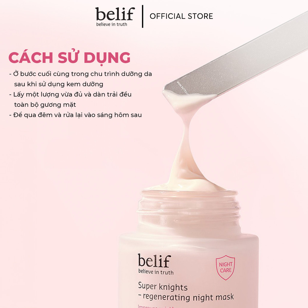 Mô tả [belif Official x KOL] Mặt nạ ngủ tái sinh và chống lão hóa belif Regenerating Mask 75ml - 5