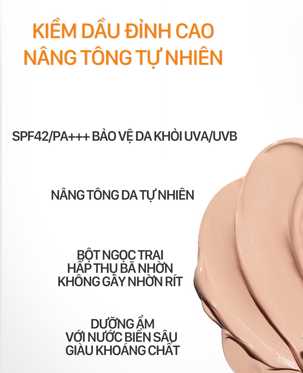 Mô tả Combo 2 kem chống nắng nâng tone kiềm dầu CNP Laboratory SPF42/PA+++ 50ml/chai - 3