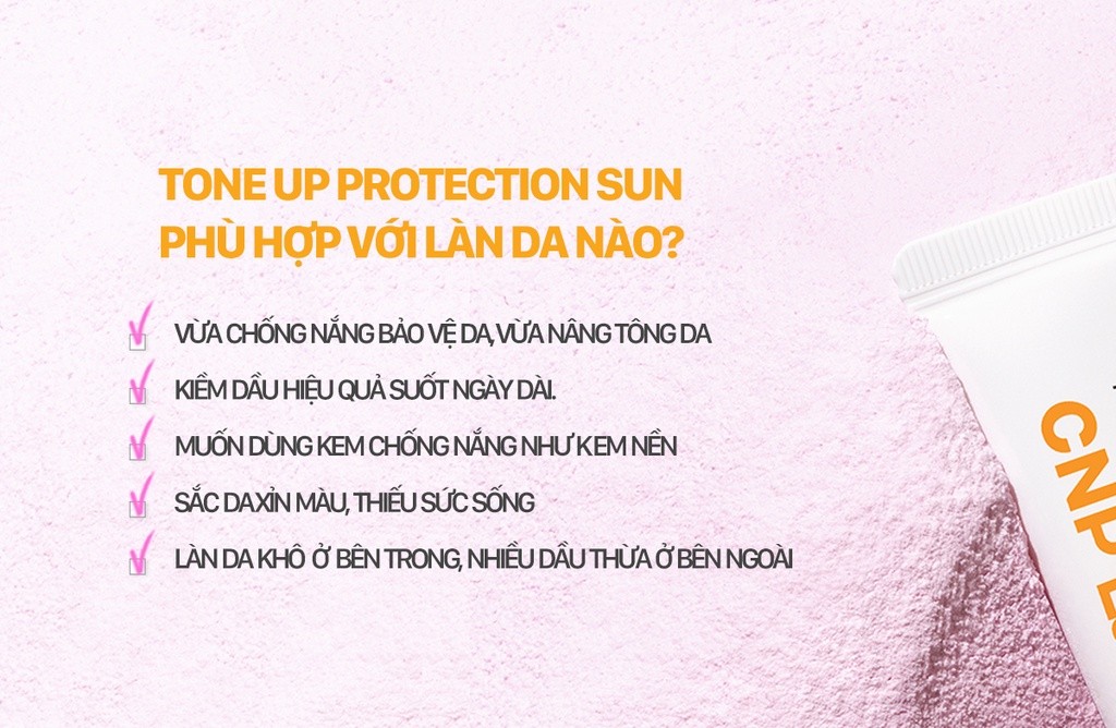 Mô tả Combo 2 kem chống nắng nâng tone kiềm dầu CNP Laboratory SPF42/PA+++ 50ml/chai - 4