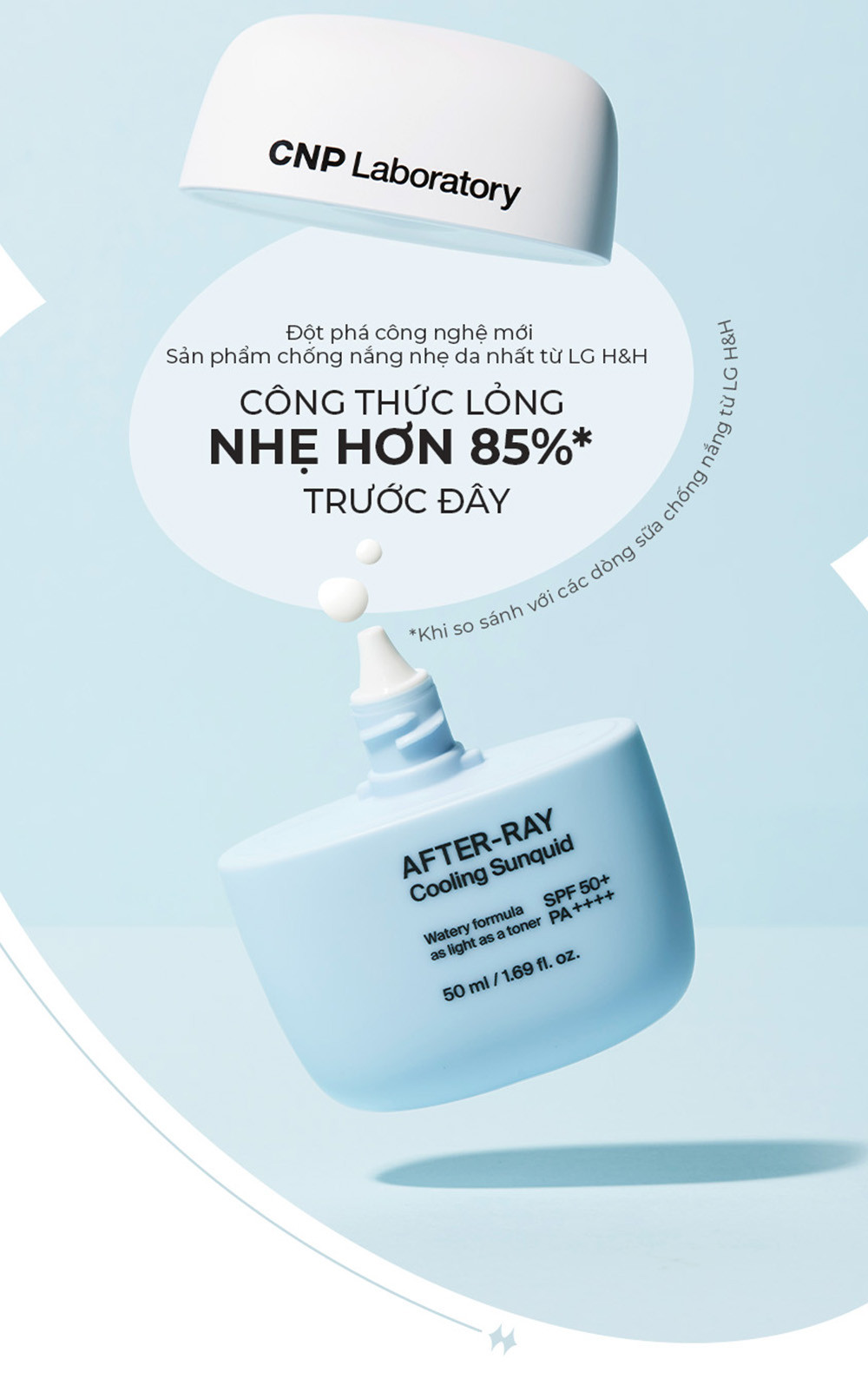 Mô tả Sữa chống nắng dịu da CNP Laboratory After-Ray Cooling Sunquid SPF50+ PA++++ 50ML - 5