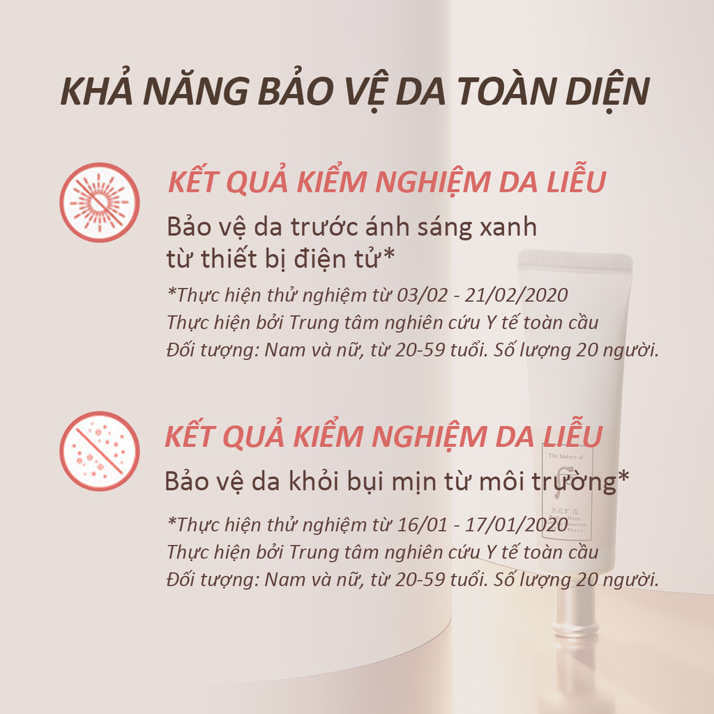 Mô tả Kem chống nắng nâng tông Whoo Gongjinhyang Seol Radiant White Tone Up SunscreenSPF50+PA++++50ml - 4