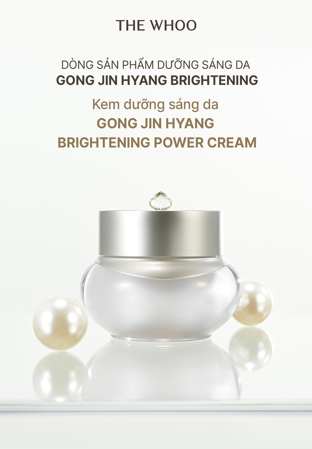 Mô tả Kem dưỡng sáng da THE WHOO Gong Jin Hyang Brightening Power Cream 50ml - 1