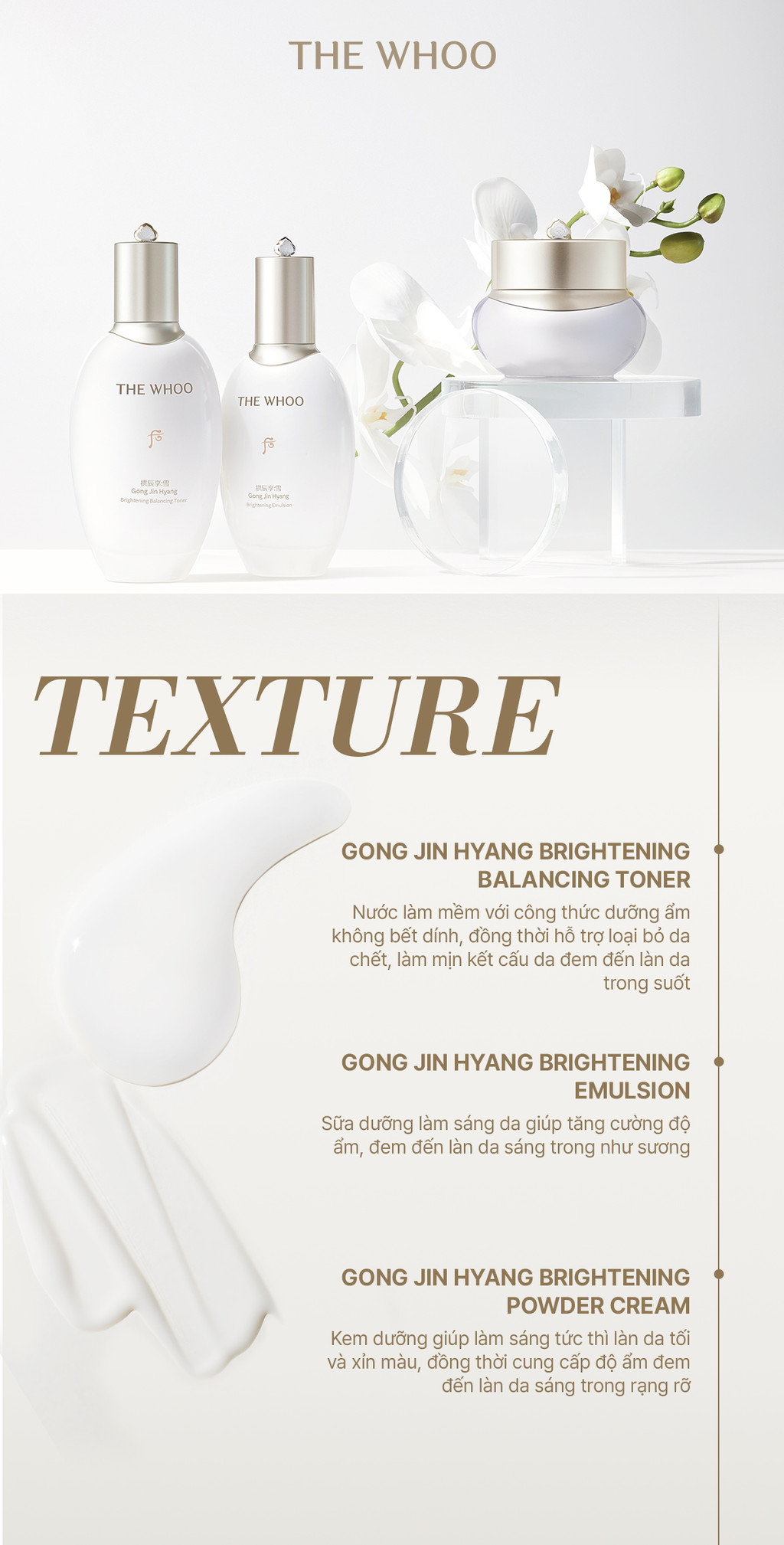 Mô tả Kem dưỡng sáng da THE WHOO Gong Jin Hyang Brightening Power Cream 50ml - 9