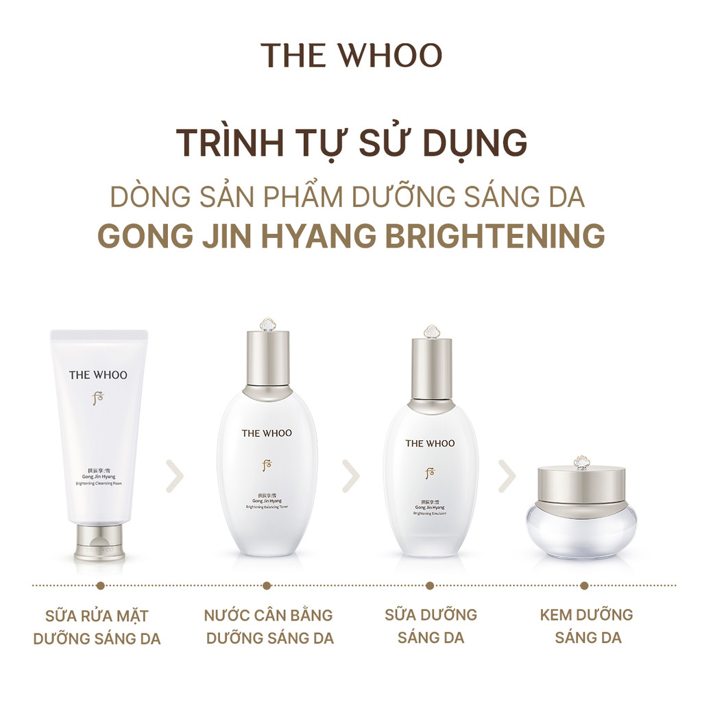Mô tả Kem dưỡng sáng da THE WHOO Gong Jin Hyang Brightening Power Cream 50ml - 10